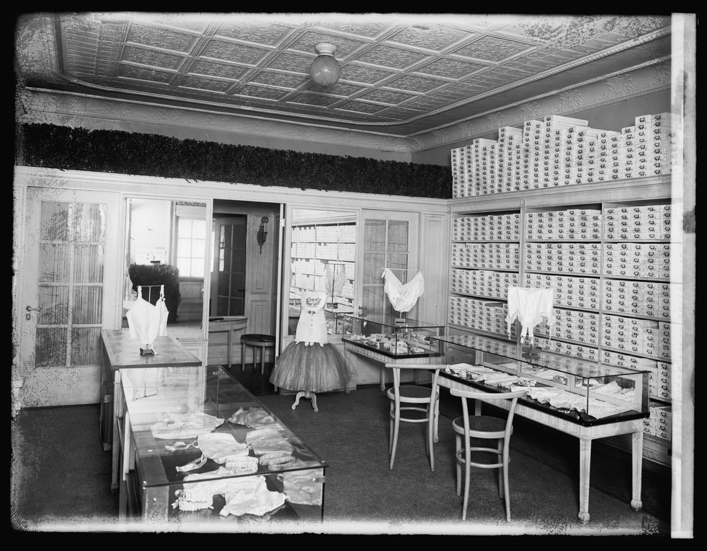 Joy Corset shop, interior